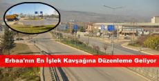 Erbaa'nın En İşlek Kavşağına Düzenleme Geliyor