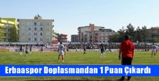 Erbaaspor Deplasmandan 1 Puanla Döndü