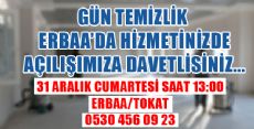 GÜN TEMİZLİK ERBAA'DA HİZMETİNİZDE