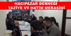 HACIPAZAR DERNEĞİ TAZİYE VE HATİM MERASİMİ