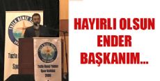 HEMŞEHRİMİZ ENDER DEMİRTAŞ'A HAYIRLI OLSUN