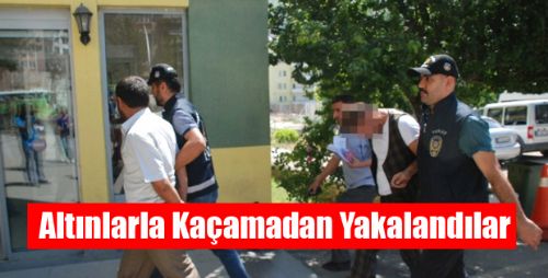 HIRSIZLAR KAÇARKEN YAKALANDI