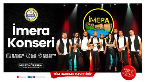 İMERA KONSERİNE DAVETLİSİNİZ