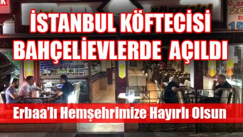 İSTANBUL KÖFTECİSİ HEMŞEHRİLERİMİZE HAYIRLI OLSUN