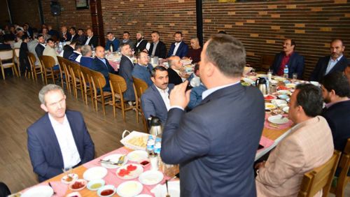 İlçe Protokolü Din Görevlileriyle Bir Araya Geldi