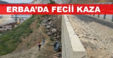 KARANLIK DEREDE FECİİ KAZA