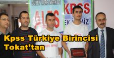 Kpss Türkiye Birincisi Tokat’tan