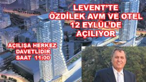 Levent Özdilek AVM 12 Eylül'de Açılıyor