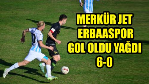 MERKÜR JET ERBAASPOR'DAN  GOL YAĞMURU - Erbaaspor 6 - Akhisarspor: 0