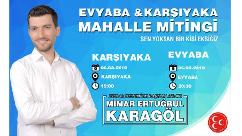 MHP ERBAA TEŞKİLATI BİR AKŞAMDA İKİ MİTİNG BİRDEN YAPACAK