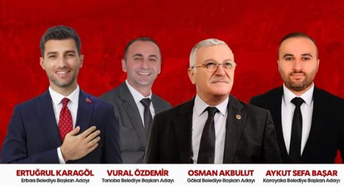 MHP ERBAA VE BELDE BAŞKAN ADAYLARINI AÇIKLADI