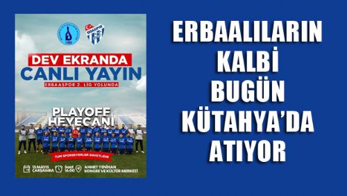 Merkür Jet Erbaasporumuz bugün 2. Lig için sahaya çıkıyor.