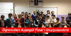 Miniklerden Ayşegül Pınar'a Duygulandıran  Sürpriz