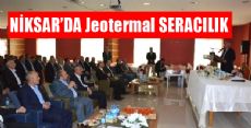 Niksar Jeotermal Su  Kaynakları Değerlendiriliyor