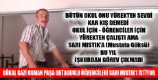 ÖĞRENCİLER SARI MISTIK AMCALARINI İSTİYOR