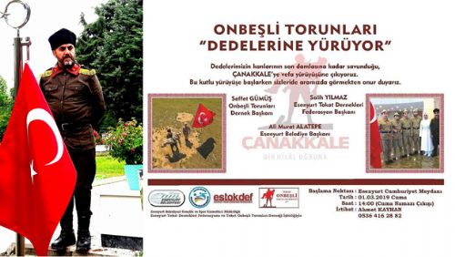 ONBEŞLİ TORUNLARI DEDELERİNE YÜRÜYOR