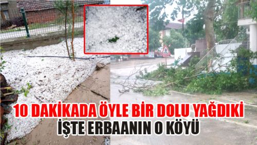 ÖYLE BİR DOLU YAĞDIKİ