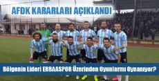 Osmancıkspor Erbaaspor AFDK KARARI