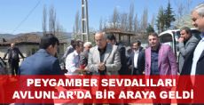 PEYGAMBER SEVDALILARI AVLUNLAR'DA BİR ARAYA GELDİ