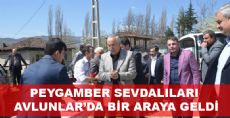 PEYGAMBER SEVDALILARI AVLUNLAR’DA BİR ARAYA GELDİ