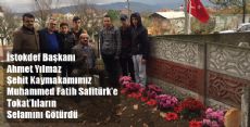 Şehit Kaymakam Safitürk'ün Kabri ve Ailesine Tokatlılardan Ziyaret