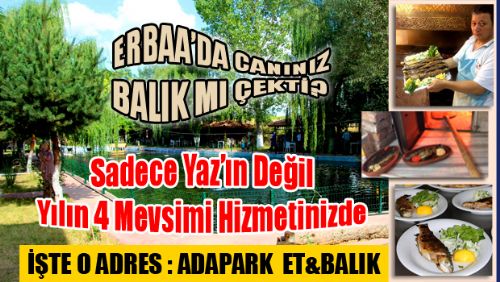 TADINDAN VAZGEÇEMEDİĞİNİZ MEKAN ADAPARK YILIN 4 MEVSİMİ HİZMETİNİZDE