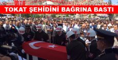 TOKAT BİR ŞEHİDİNİ DAHA BAĞRINA BASTI