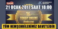 TOKAT ENLERİ ÖDÜL TÖRENİNE DAVETLİSİNİZ