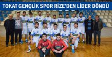 TOKAT GENÇLİK SPOR RİZE'DEN LİDER DÖNDÜ
