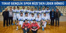 TOKAT GENÇLİK SPOR RİZE’DEN LİDER DÖNDÜ