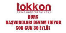 TOKKON BURS BAŞVURULARI DEVAM EDİYOR