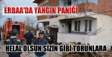 TORUNLAR FACİAYI ÖNLEDİ