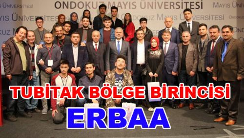 TUBİTAK BÖLGE BİRİNCİSİ ERBAA