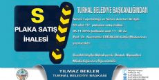 TURHAL BELEDİYESİ PLAKA SATIŞ İHALESİ