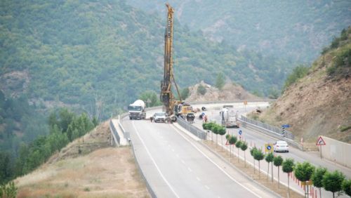 Tokat Çevre Yolunda Heyelan Riskine Karşı Çalışma Başlatıldı
