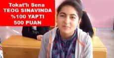 Tokat'lı Sena'nın Teog başarısı
