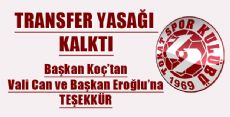 Tokatspor'da Transfer Yasağı Kaldırıldı