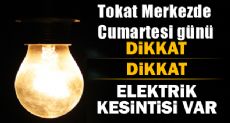 Tokat'ta Elektrik Kesintisi