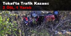 Tokat'ta Trafik Kaza sonucu 2 ölü 1 yaralı