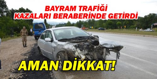 Tokat'ta Trafik Kazası: 8 Yaralı