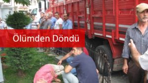 Trafik Kazası : Ölümden Döndü !