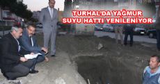 Turhal'da Yağmur Suyu Hattı Yenileniyor