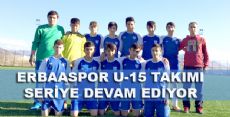 U-15 ERBAASPOR SERİYE DEVAM 