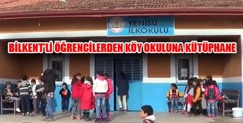 Üniversite Öğrencilerinden Köy Okuluna Kütüphane