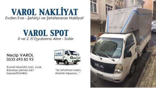 VAROL NAKLİYAT HİZMETİNİZDE