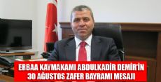 ZAFER BAYRAMI MESAJI