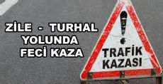 Zile Turhal Yolunda Feci Kaza