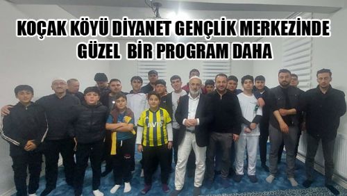 Erbaa Koçak Köyü Diyanet Gençlik Merkezinden Güzel Bir Program Daha