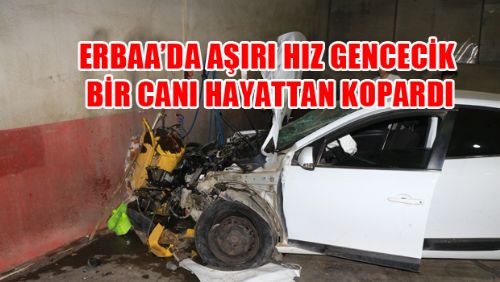 Erbaa'da otomobil karşı şeride geçip motosiklete çarptı: 1 ölü 1 yaralı