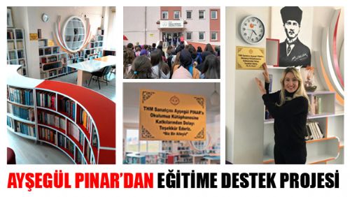 THM SANATÇISI AYŞEGÜL PINAR'DAN EĞİTİME BÜYÜK DESTEK
